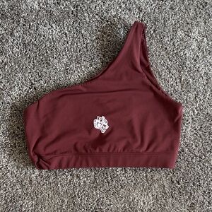 Darc Sport Burgundy Asymmetrical Top
